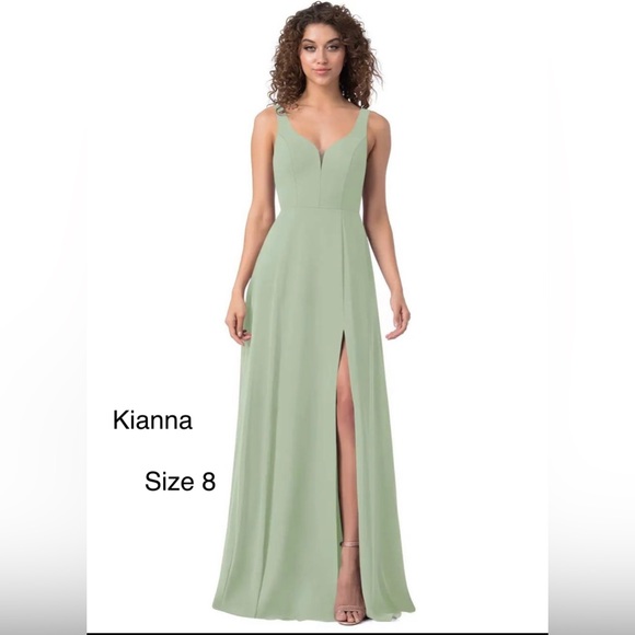 Four, NEW, Sage Green Bridesmaid dresses from Azazie. - Picture 1 of 10